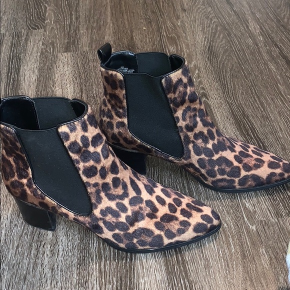Cheetah Print Booties - Picture 2 of 9